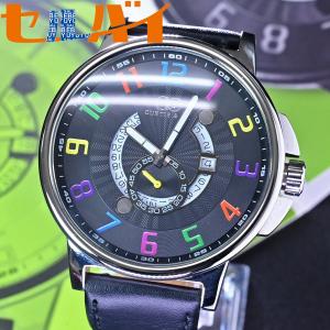 本物 展示品 カーティス 超巨大54mmケース ビックタイム ハッピーアワー メンズウォッチ 男性用腕時計 純正ベルト 尾錠 保証書付 CURTIS