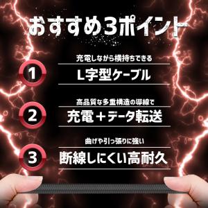 【2本目半額】Type-C L字 ケーブル 6...の詳細画像3