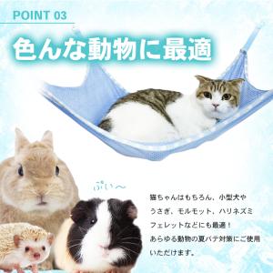 猫 ハンモック 夏用 メッシュタイプ 「全3色...の詳細画像5