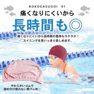 水泳帽 帽子 スイミングキャップ 「全16色」...の詳細画像4