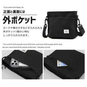 サコッシュ メンズ レディース 「全2色」男女...の詳細画像3