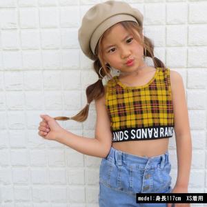 RANDSptチェックショートタンク 日本製 ...の詳細画像5