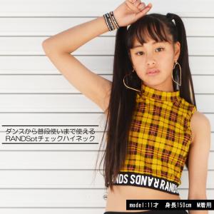 RANDSptチェックノースリハイネック 日本...の詳細画像1