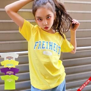カレッジロゴPtT 半袖 プリント Tシャツ キ...の商品画像
