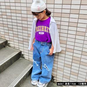 カレッジロゴPtT 半袖 プリント Tシャツ ...の詳細画像3