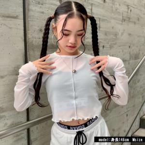 シアーメロウロンT 長袖 ロンT 日本製 キッ...の詳細画像1