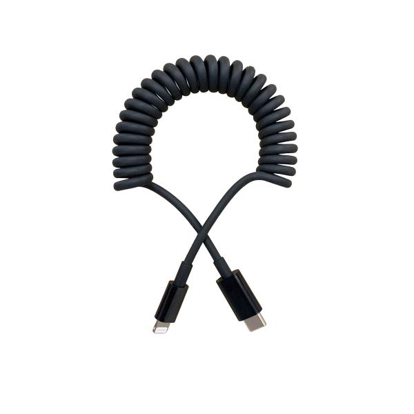Salom Lightning cable Black 1.2m USB Type-C  CarPl...