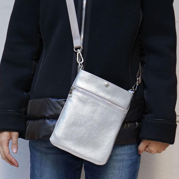 スマホショルダー スマホポーチ スマホポシェット バッグ 本革 縦型 おしゃれ レザー サコッシュ ...