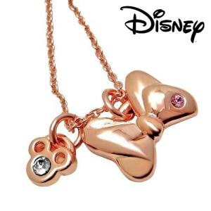 G.W.セール開催中 ネックレス ペンダント ディズニー レディース Disney ミッキー ミニー 18KGP リボン disney_yの商品画像