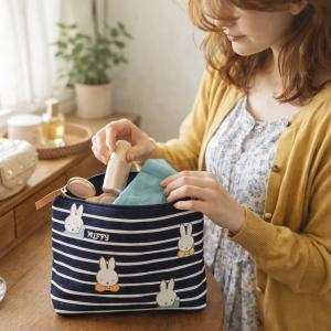 ミッフィーmiffy ポーチ 大きめ 小物入れ...の詳細画像2