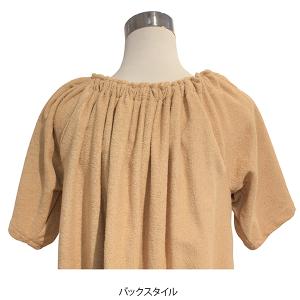 ワンピデコルテガウン(袖付)ブラウン&キャメル...の詳細画像5