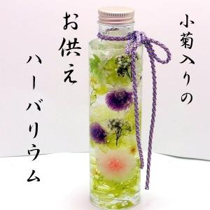 フラワーハーバリウム お供えアレンジ菊 千日紅ラ...の商品画像