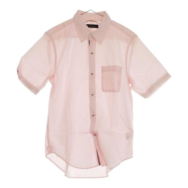 【09409】 RAGEBLUE レイジブルー シャツ 半袖シャツ Mサイズ 半袖 ピンク ライトピ...