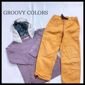 キッズ110 GROOVY COLORS セットアイテム パーカー パンツ 紫 パープル 子供服 お出かけ カジュアル グルービーカラーズ 【24184】｜salport-store