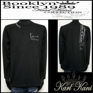 Karl Kani カールカナイ 服 ロンT プラチナラグジュアリーロンT ブラック Lサイズ 233K1112｜salt