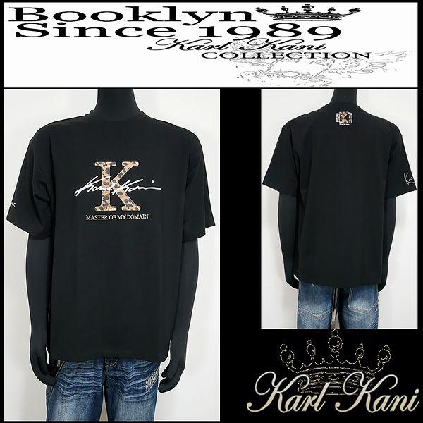 Karl Kani カールカナイ 服 Tシャツ 接触冷感フロッキーレオパードT ブラック Lサイズ ...