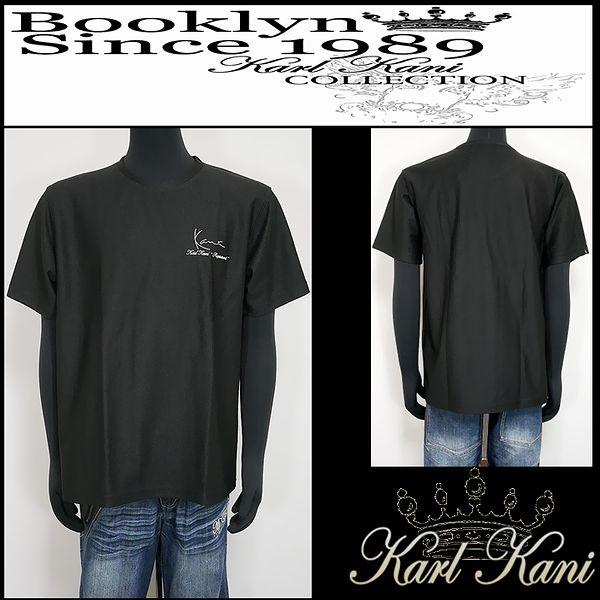 Karl Kani カールカナイ 服 Tシャツ ニットソークルーT ブラック Lサイズ 262K10...