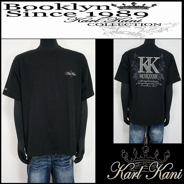 Karl Kani カールカナイ 服 Tシャツ 接触冷感KKパイソン叩き付けT ブラック Lサイズ ...
