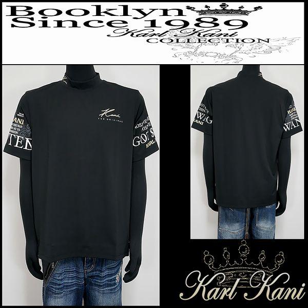 Karl Kani カールカナイ 服 Tシャツ デオドラントアームインパクトハイネックT ブラック ...