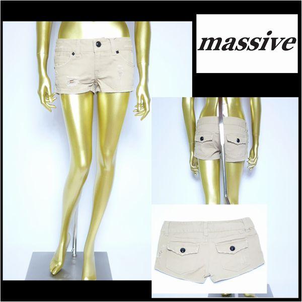 ショーパン/レディース/カラーツイルショートパンツ/ベージュ/Mサイズ/AC2063