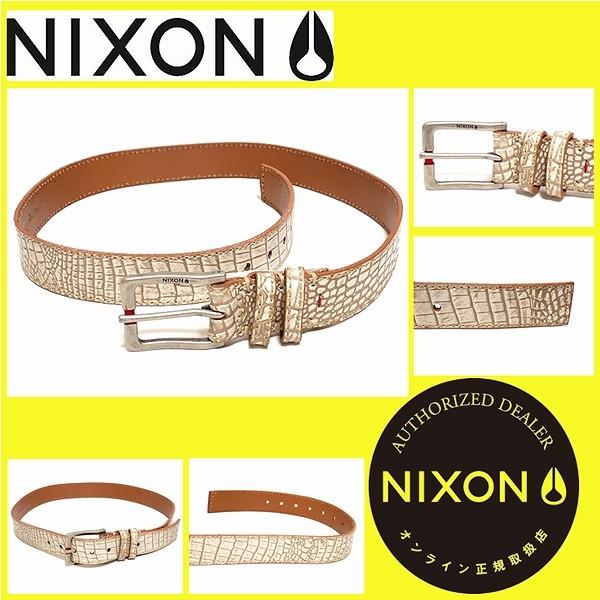 ベルト メンズ レディース ＮＩＸＯＮ ニクソン BELT MERCER/WHITE フリーサイズ ...