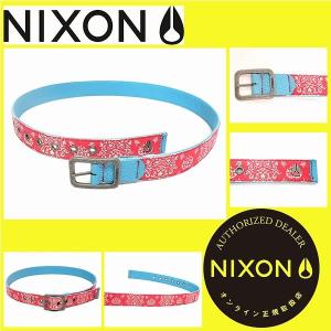 ベルト メンズ レディース ＮＩＸＯＮ ニクソン BELT TREEHUGGER/REDORNATE サイズL NC23141841｜salt