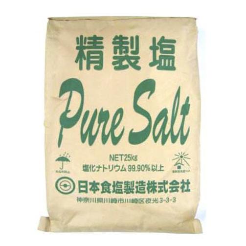 日本食塩製造　精製塩　25ｋｇ