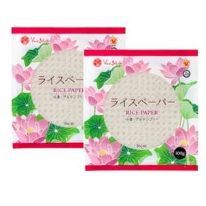 ライスペーパー ２袋 200g(16cm 100gｘ2) 生春巻きの皮