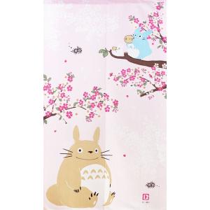 ジブリのれん　ジブリとなりのトトロのれん　トトロのれん　ジブリトトロ　幅８５×１５０cm