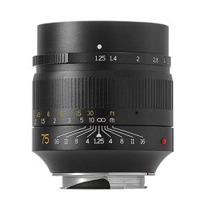 七工匠 75125LMB 七工匠 7Artisans 75mm F1.25 ブラック 単焦点レンズ｜samakei-shop