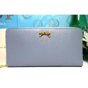 送料無料 サマンサタバサ 牛革 キラキラ フラワー リボン プレート ラウンドジップ ファスナー 長財布 ダルブルー 新品 証明書付 ギフト包装無料 開運 金運up