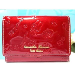 送料無料 サマンサタバサ 限定 マイメロ マイメロディ 型押 エナメル