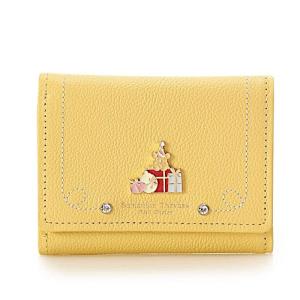 送料無料 サマンサタバサ 限定 くまのプーさん 牛革 三つ折り財布 折財布 ミニ財布 新品 証明書付 ギフト包装無料 ディズニー ピグレット ティガー イーヨー