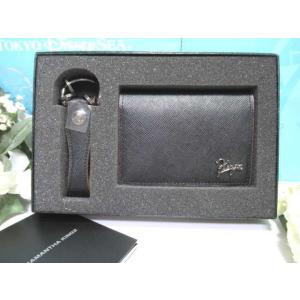 送料無料 キングズ バイ サマンサタバサ 名刺入れ ＆ キーホルダー セット ギフトボックス入り 新...