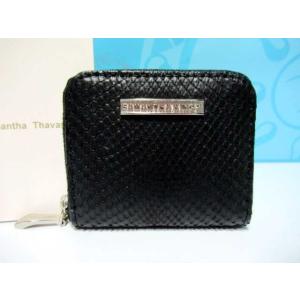 送料無料 キングズ バイ サマンサタバサ ロゴ プレート付 リアル パイソン 小銭入れ コインケース...