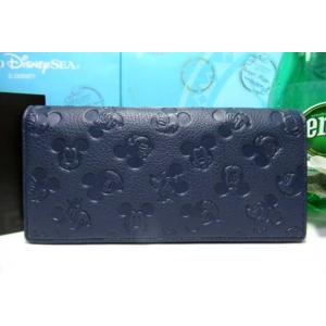 送料無料 キングズ バイ サマンサタバサ 限定 ミッキー 牛革 型押 長財布 束入れ 札入れ 紺 新品 証明書付 包装無料 ディズニー サマンサキングズ 男女兼用 金運