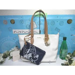 サマンサタバサ 限定 ファンタジア ミッキー トートバッグ 白 ポーチ付 新品 証明書付 ギフト包装...