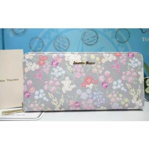 送料無料 サマンサタバサ 牛革 フラワープリン...の詳細画像1