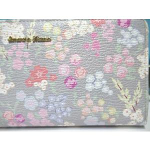 送料無料 サマンサタバサ 牛革 フラワープリン...の詳細画像5