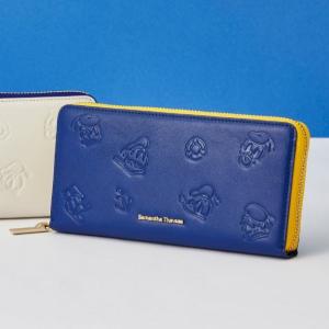 送料無料 サマンサタバサ ドナルド 90周年 限定 牛革 ラウンドジップ ラウンドファスナー 長財布 新品 証明書付 ギフト包装無料 ディズニー 男女兼用 デイジー