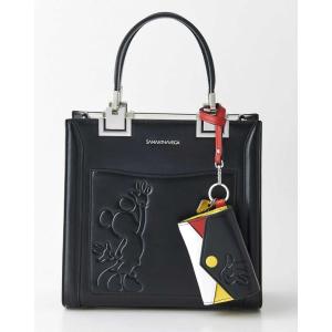 サマンサベガ 限定 ミッキー マルチケース付 2way トートバッグ ショルダーバッグ 未使用 証明書付 ギフト包装対応可 ディズニー ミニー 赤字処分特価