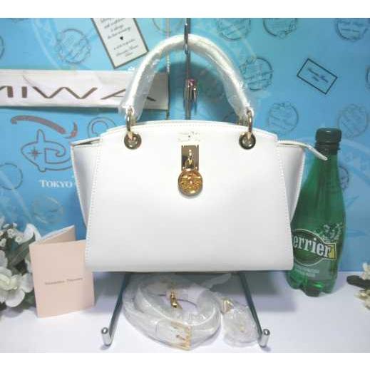 サマンサベガ セーラームーン 限定 クリスタルスター チャーム付 牛革 2WAY トートバッグ ショ...