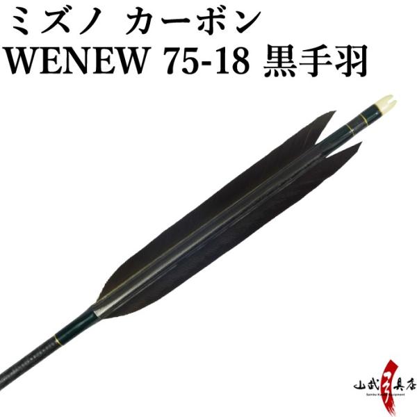 Mizuno カーボンシャフト WENEW（ウィニュー） WENEW7518 黒手羽 6本組 75-...