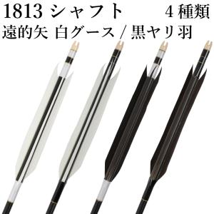 遠的矢 1913シャフト 白グース 4種類 6本組 イーストン 黒 シャフト