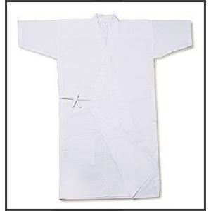 弓道 上着 通年用 混紡 SS S M L 白...の詳細画像1