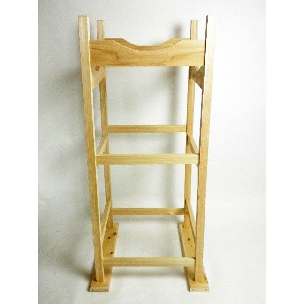 巻藁用 木製台 二段式 商品番号I-056 キャスター選択可  弓道 弓具   日本製 山武弓具店