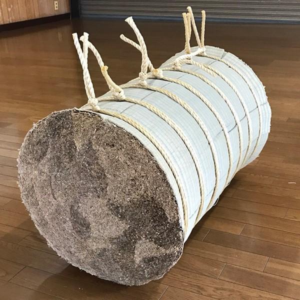 巻藁 大 尺五寸 ゴザ仕様 まきわら 商品番号I-085  巻き藁 巻ワラ 巻わら マキワラ 弓道 ...