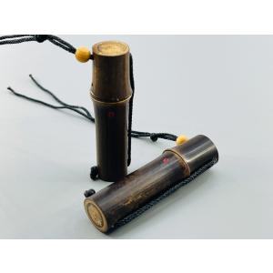 紫竹粉入れ 上下通し紐 ギリ粉 ぎり粉 入れ ...の詳細画像2