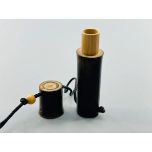 紫竹粉入れ 上下通し紐 ギリ粉 ぎり粉 入れ ...の詳細画像4