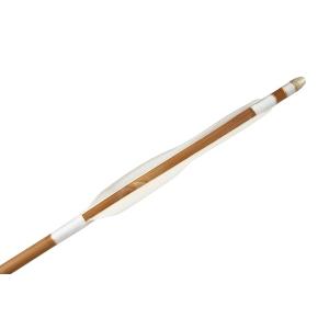 竹製 羽根付き 巻藁矢 矢尺：80〜100cm 既製品 弓道 竹 巻藁 矢 羽根